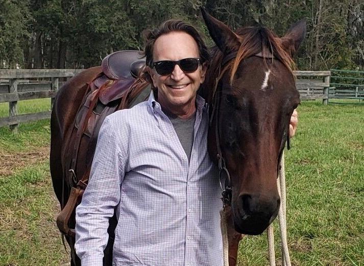 Bill Green with horse STAFFORD FARM